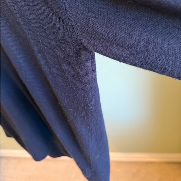 LOFT Deep Blue Knit Top size Small - Picture 6 of 11